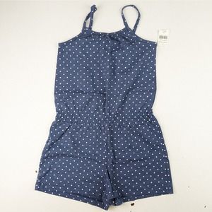 Gap Blue Polka Dot Romper